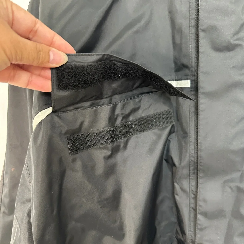 Tour Master Riding Apparel Motorcycle Jacket‎ Black Reflective Men's Size Large